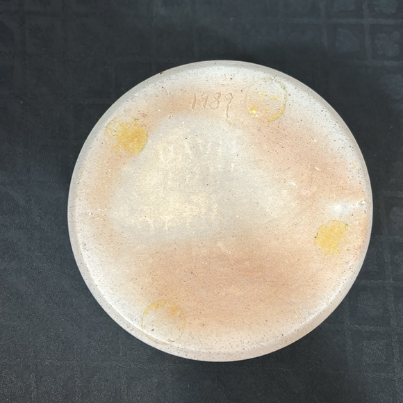 David Eldreth Salt Glaze Heart Crock, Vintage, Artist Signed Pottery 1989 - Picture 7 of 11